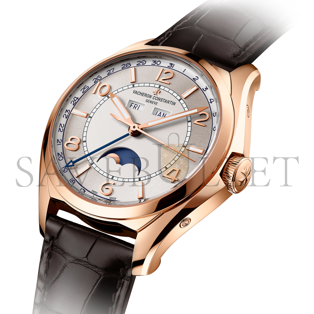 VACHERON CONSTANTIN COMPLETE CALENDAR 40 MM PINK GOLD WATCH 4000E/000R-B438